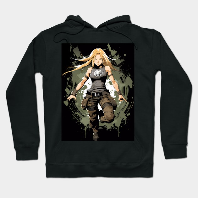 fullmetal alchemist brotherhood- winry action figure Hoodie by FunartsbyM